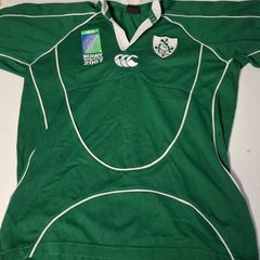 Vintage Ireland (2007 Rugby World Cup) Canterbury Rugby Union Jersey (Youths 12 Years) FREE POST