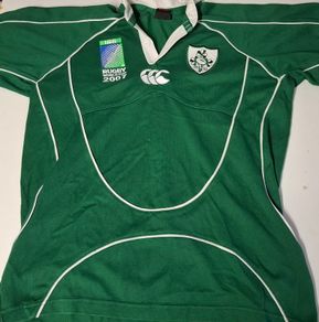 Vintage Ireland (2007 Rugby World Cup) Canterbury Rugby Union Jersey (Youths 12 Years) FREE POST