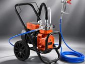 Airless Paint Sprayer 2000W 3300 PSI Heavy Duty Electric Paint Spray Machine with Trolley & 10m Hose