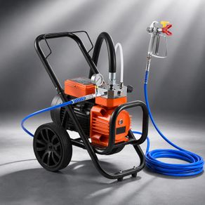 Airless Paint Sprayer 2000W 3300 PSI Heavy Duty Electric Paint Spray Machine with Trolley & 10m Hose