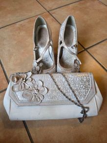 Ruby Shoo Shoes & Matching Handbag Set UK 3 EU 36