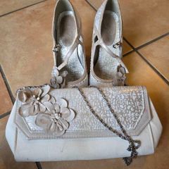 Ruby Shoo Shoes & Matching Handbag Set UK 3 EU 36