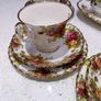 21 (39)piece Tea Set Royal Albert Old Country Roses Bone China Image 4