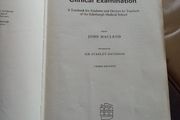 Vintage Clinical Examination Book