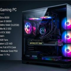 Custom gaming pc. 5900x 64gb 2tbssd rtx3080
