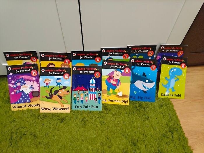 12 ladybird book's level 1 to 12