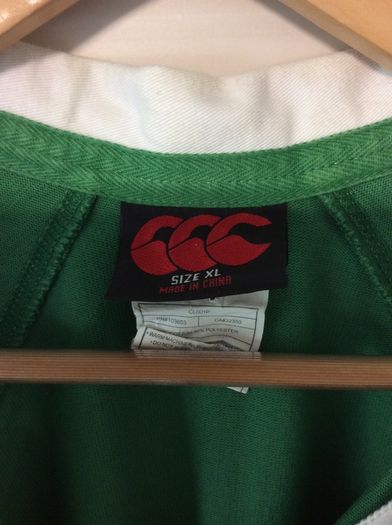 Ireland Rugby Jersey. Triple Crown Winning Jersey From Year 2006. Official Canterbury IRFU Home Jersey. Authentic Original From The Time. Not A Modern Day Remake.