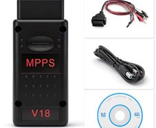 MPPS V18 Unlock Version ECU Chip Tuning OBD2 Auto Diagnostic Tool ECU Tunning Flasher Remap Cable For EDC15 EDC16 EDC17
