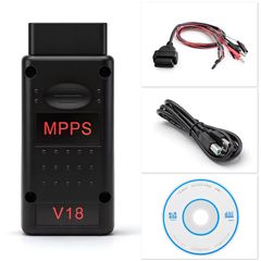 MPPS V18 Unlock Version ECU Chip Tuning OBD2 Auto Diagnostic Tool ECU Tunning Flasher Remap Cable For EDC15 EDC16 EDC17