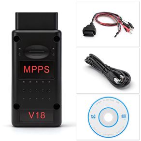 MPPS V18 Unlock Version ECU Chip Tuning OBD2 Auto Diagnostic Tool ECU Tunning Flasher Remap Cable For EDC15 EDC16 EDC17