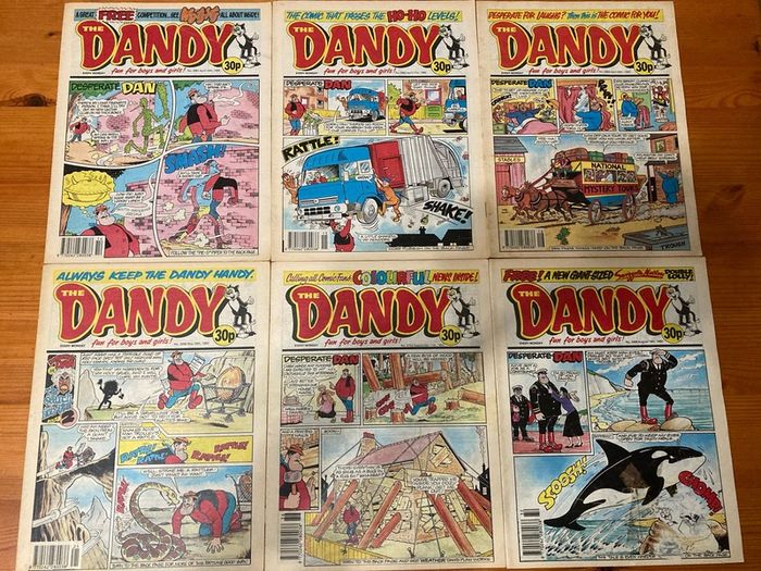 Comics: 'The Dandy' 1991,1993,1994 and 1995 (48 comics)