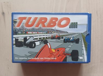 Turbo Formula One Racing Car Family Card Game 2003