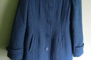 White staff wool coat