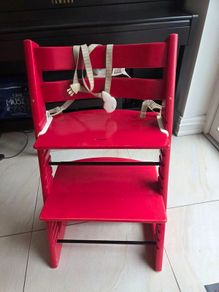 Stokke high chair (red)