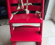 Stokke high chair (red)