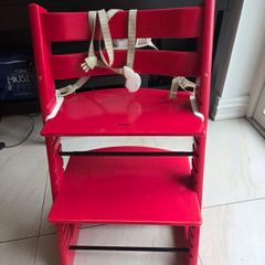 Stokke high chair (red)