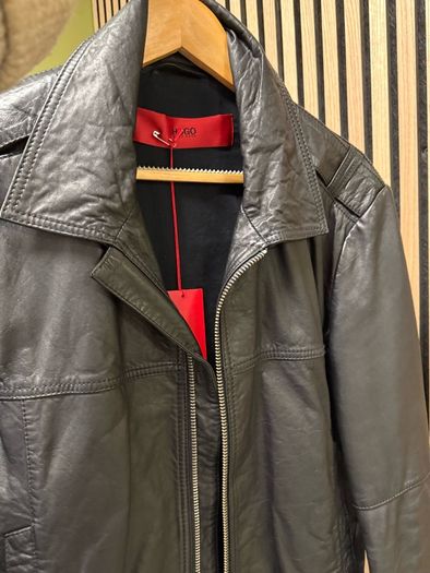Brand new Hugo Boss leather jacket