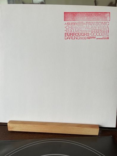 Sunn O))) & Pan-Sonic / Alan Vega  /Stephen R. Burroughs - #7 Alan Vega 70th Birthday Limited Edition EP Series
