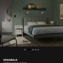 IKEA KRANBALK 3 Light Ceiling Lamp Beige Image 3