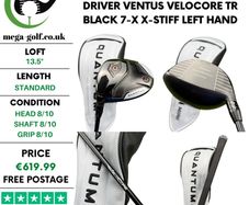 Callaway Quantum Mini Driver / 13.5 Degree / Ventus Velocore TR Black 7-X X-Stiff / Left Hand