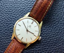 Omega Ref 14392-62-SC Gold Plated Case Cal 285 Handwound SP736 Year 1962