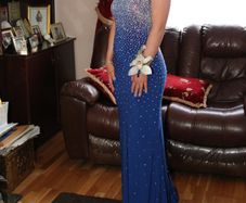 Royal Blue Debs Dress