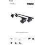 Thule Squarebar Evo Roof Bars For Volkswagen Polo Hatchback Image 4