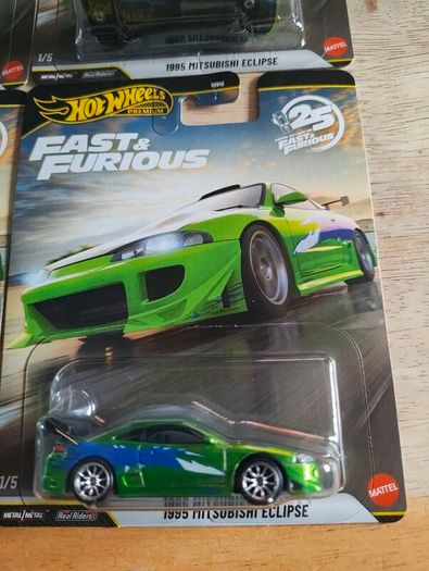 Hot wheels premium Fast and Furious 1995 Mitsubishi eclipse 1/5 X5
