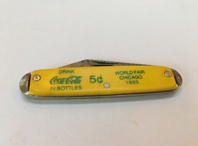Coca Cola 1933 World Fair Chicago Pocket Knife
