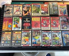 C64 - Commodore 64 Collectible Game Tapes - complete in box - individually priced