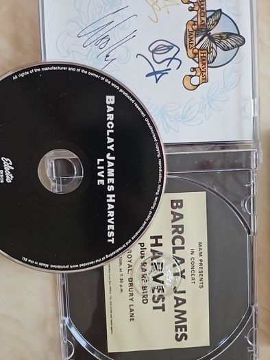 Barclay James Harvest CD (Signed) - Live