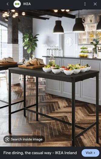 Table (black high table)