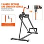 Lawn Mower Lift Jack, 880 Lbs Weight Capacity, Telescopic Maintenance Jack with Crank Handle & Power Tool Handle, Foldable Lawn Tractor Lifter for Lawn Mowers and Garden Tractors, Black Image 4