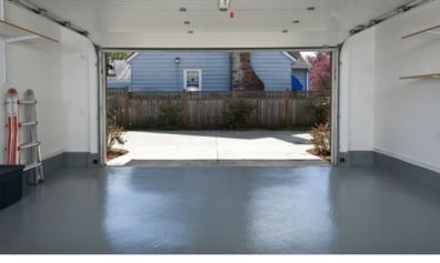Grey floor paint Hard wearing