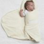 Mothercare Snuggle Pod Swaddle Blanket Cream. Image 5