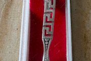 Solid Silver Vintage Souvenir Spoon Corfu
