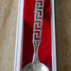 Solid Silver Vintage Souvenir Spoon Corfu