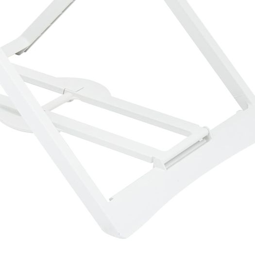 Folding Clothes Dry Rack White Plastic