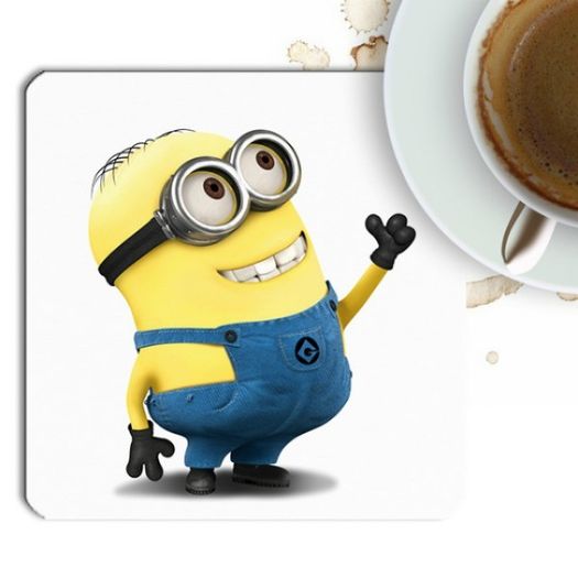 Despicable minions coasters set