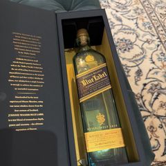 Johnny Walker Blue Label 750ml Empty Bottle and Box