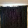 Black velvet curtains Image 3
