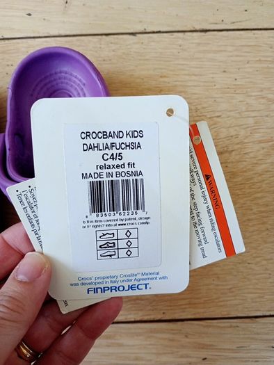 BNWT Toddler Crocs CrocBand size 4 / EU 20