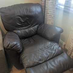 leather recliner armchair