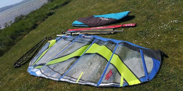 windsurfing kit fanatic 150 shark