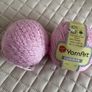 Pink Cotton and Viscose Yarn Image 5