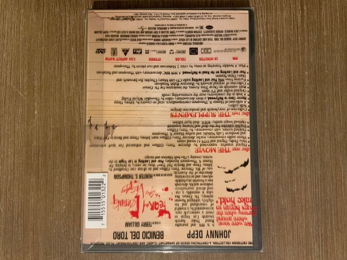 Fear and loathing in Las Vegas dvd