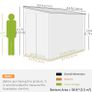 Galvanised Metal Garden Shed with Foundation Kit Image 5