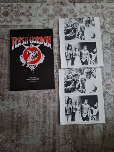 1980 Flash Gordon Pressbook and photos