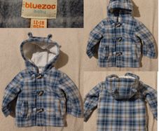 Debenhams designer Bluezoo warm fleece lined Duffle Coat