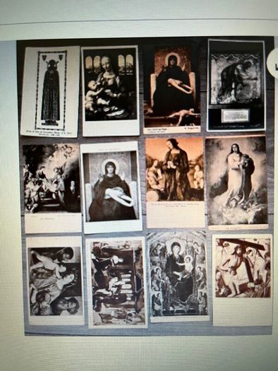 Vintage Postcards x 48 - Christian Religion Themed, mostly unposted & unused